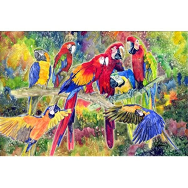 Carolines Treasures Carolines Treasures 8600PILLOWCASE Parrot Moisture Wicking Fabric Standard Pillowcase - 20 x 30 in. 8600PILLOWCASE